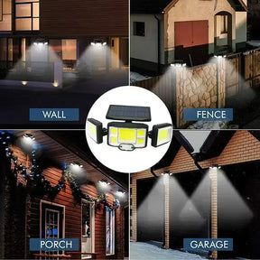 Solar cob led light adjustable | Outdoor motion sensor porch lights PD Enterprises