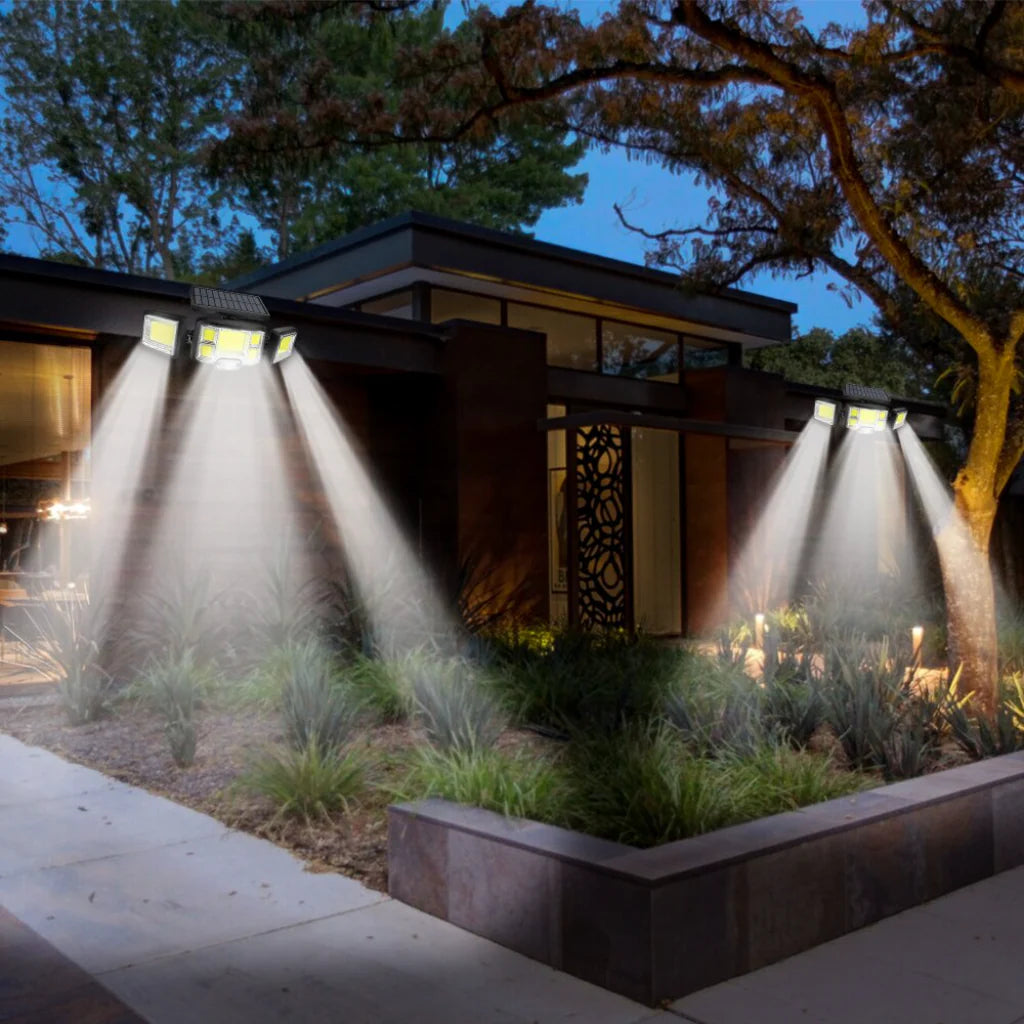 Solar cob led light adjustable | Outdoor motion sensor porch lights PD Enterprises
